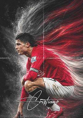 Cristiano Ronaldo Dynamic Sports Poster