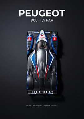 Peugeot 908 HDi FAP Poster