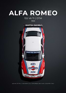 Alfa Romeo 155 V6 TI Poster