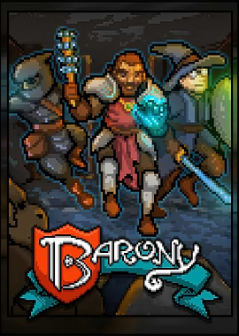 Barony Pixel Art Game Poster
