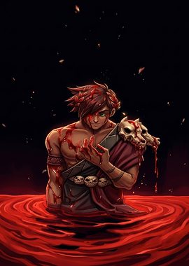 Zagreus from Hades in Blood Pool