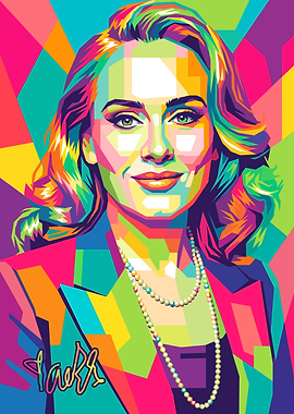 Adele Pop Art Portrait