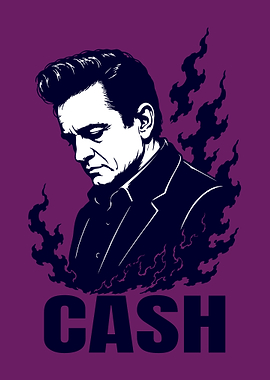 Legend Cash Minimalist Portrait