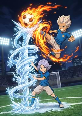 Inazuma Eleven Fire and Ice Soccer