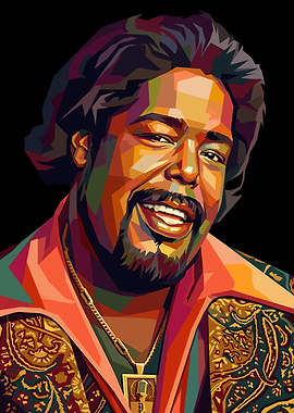 Barry White Pop Art Portrait