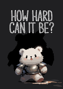 Cute Armored Bear Warrior