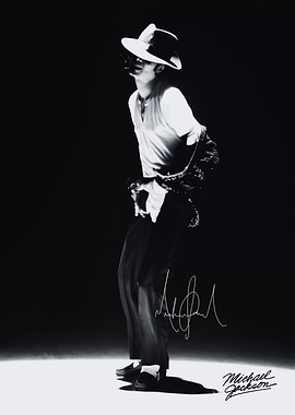 Michael Jackson Iconic Dance Pose Poster