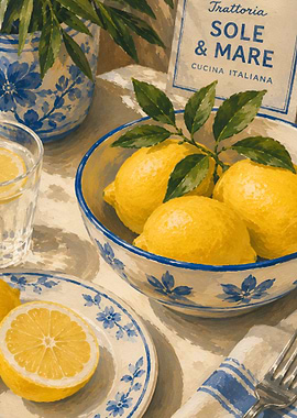 Lemon Italian Painting