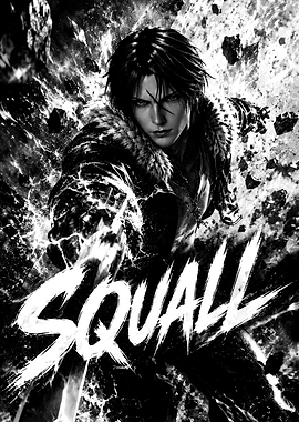 Squall Leonhart Final Fantasy Portrait