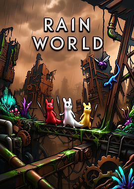 Rain World Game Poster