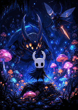 Hollow Knight Fungal Wastes Encounter