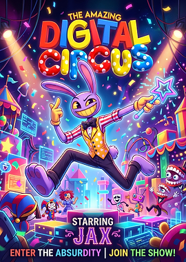 The Amazing Digital Circus Jax Poster