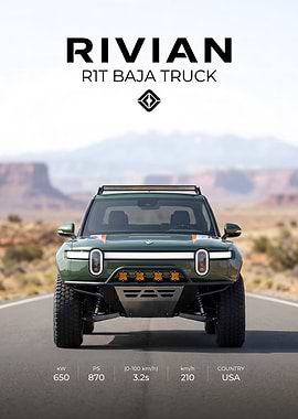 Rivian R1T Baja Truck Concept