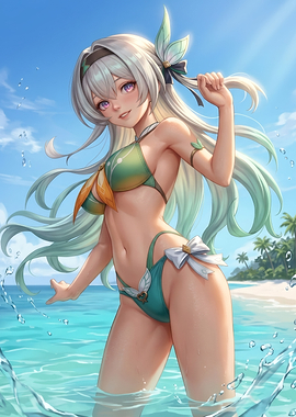 Firefly Honkai Star Rail Beach Art
