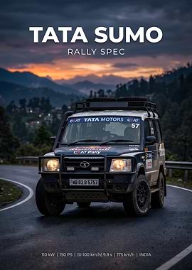 Tata Sumo Rally Spec Car