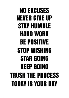 Inspirational Motivational Quotes Wall Art
