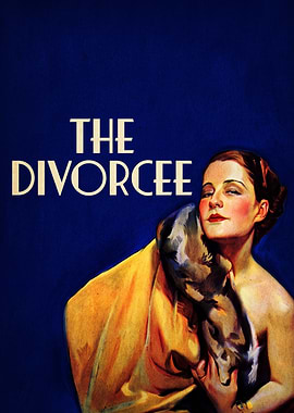 The Divorcee Vintage Movie Poster