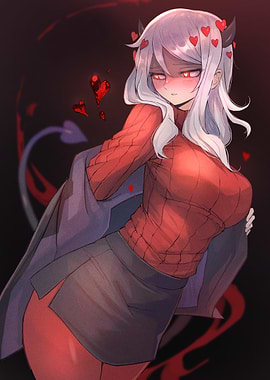 Modeus from Helltaker Anime Art