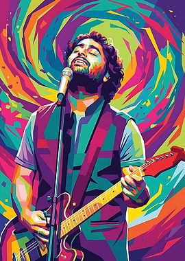 Arijit Singh Pop Art Portrait