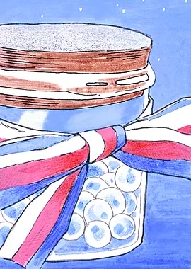 Hand-Drawn Jar of Pearls Illustration