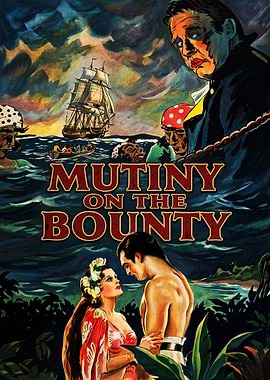 Mutiny on the Bounty Vintage Poster