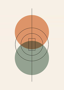 Minimalist Geometric Abstract Art Print