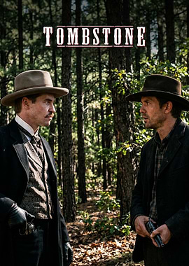 Tombstone Movie Poster Featuring Doc Holliday