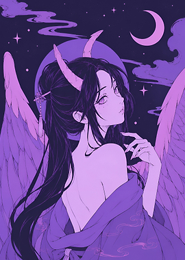 Anime Demon Angel Girl