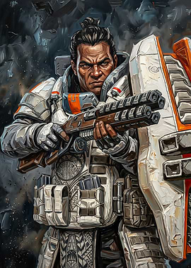 Gibraltar from Apex Legends Portrait
