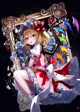 Flandre Scarlet with Teddy Bear