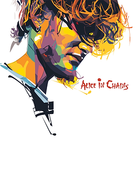 Alice in Chains Pop Art Portrait