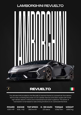 Lamborghini Revuelto Poster