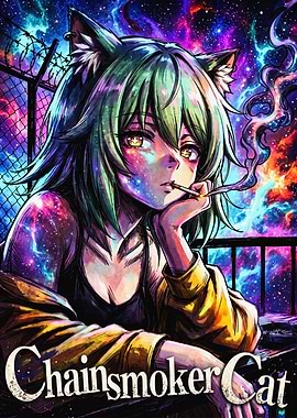 Chainsmoker Cat