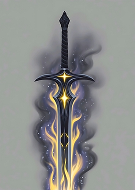 Glowing Magical Fantasy Sword