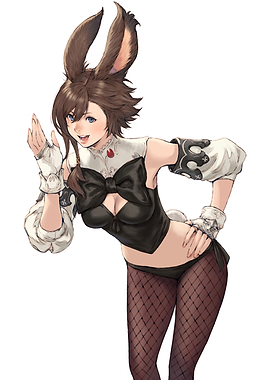 Viera Bunny Girl Character Illustration