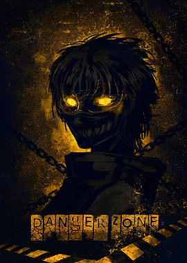 Danger Zone Anime Character Poster