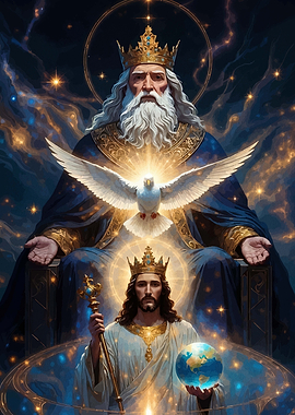 Holy Trinity Divine Majesty Illustration