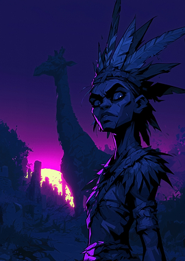 Primal Sentinels: Towering Twilight (Giraffe)