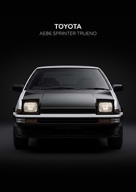 AE86 Sprinter Trueno Dark Front