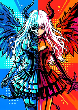 Dual Nature Anime Demon Girl