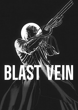 Blast Vein Noir Action Poster