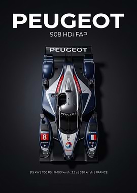 Peugeot 908 HDi FAP Race Car