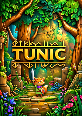 Tunic Video Game Poster