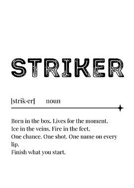 Striker Soccer Definition