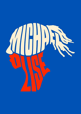 Michael Elise Typography Portrait