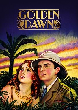 Golden Dawn Vintage Movie Poster