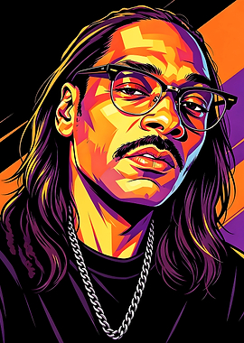 Snoop Dogg Pop Art Portrait