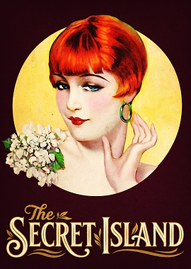 The Secret Island Vintage Poster