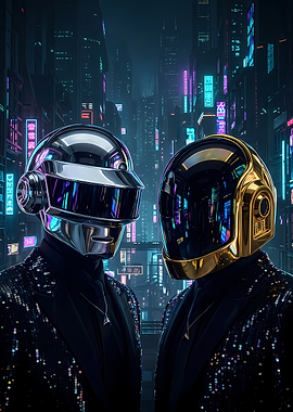 Daft Punk City Portrait