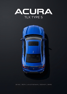 Acura TLX Type S Top View